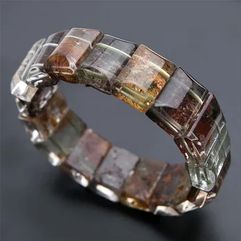 Genuine Natural Phantom Quartz Bracelet Woman Lady Rectangle Bead Crystal Stretch Bangle Bracelet Drop Shipping
Genuine Natural Phantom Quartz Bracelet Woman Lady Rectangle Bead Crystal Stretch Bangle Bracelet Drop Shipping