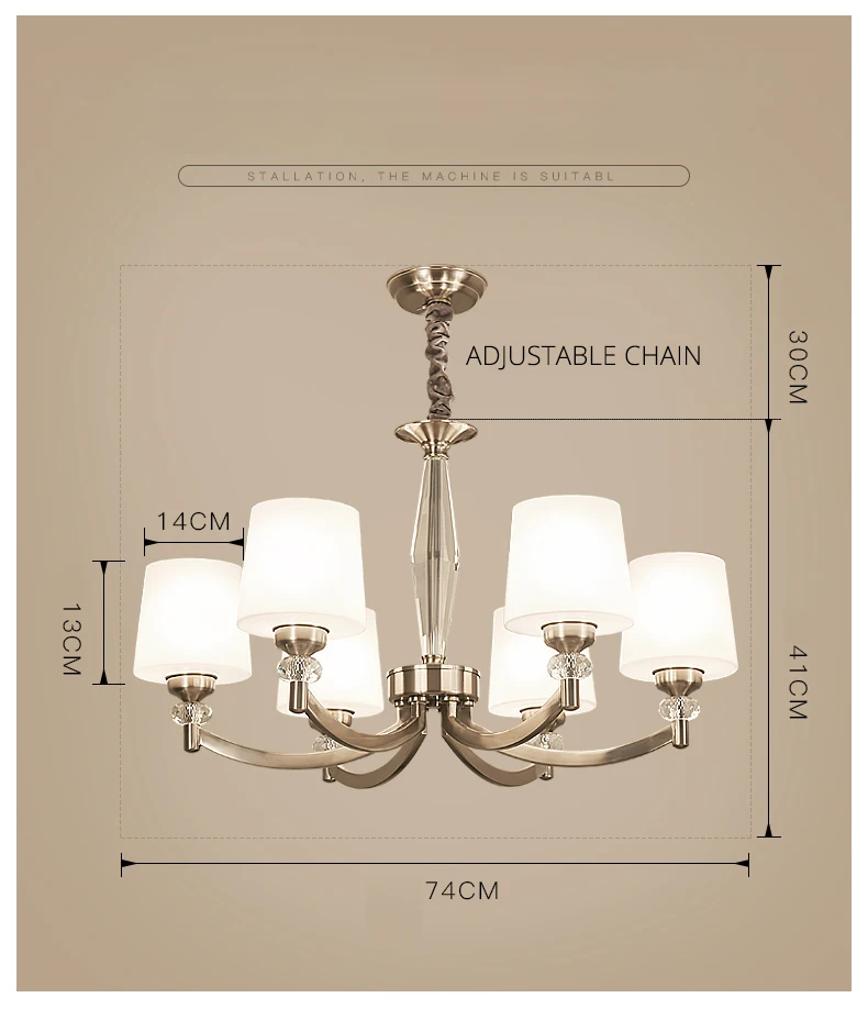 Ditoon Nordic Led Chandelier (11)