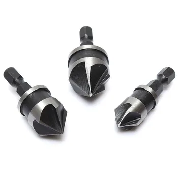 3Pcs 1/4" Hex Shank Wood Plastic tools 12mm 16mm 19mm woodworking boring chamfer industrial Countersink Bore Setdrill bit set
3Pcs 1/4" Hex Shank Wood Plastic tools 12mm 16mm 19mm woodworking boring chamfer industrial Countersink Bore Setdrill bit set