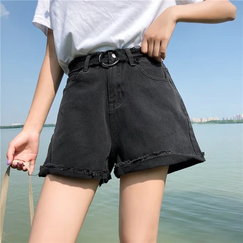 Casual Korean Spring Summer High Waist Boyfriend Denim Shorts 2019 Wide Leg Jeans Solid Hot Jeans Shorts For Women
Casual Korean Spring Summer High Waist Boyfriend Denim Shorts 2019 Wide Leg Jeans Solid Hot Jeans Shorts For Women