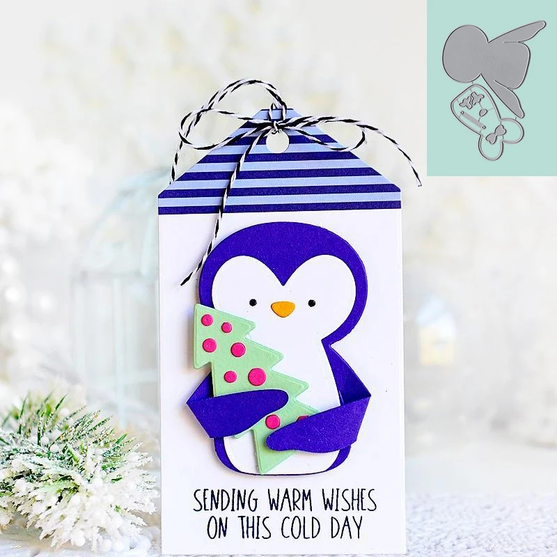 Cute Penguin DIY Cutting Dies Metal Stencil For Scrapbooking Handicraft Embossing Paper Card Decoration Template Handmade Gift
Cute Penguin DIY Cutting Dies Metal Stencil For Scrapbooking Handicraft Embossing Paper Card Decoration Template Handmade Gift