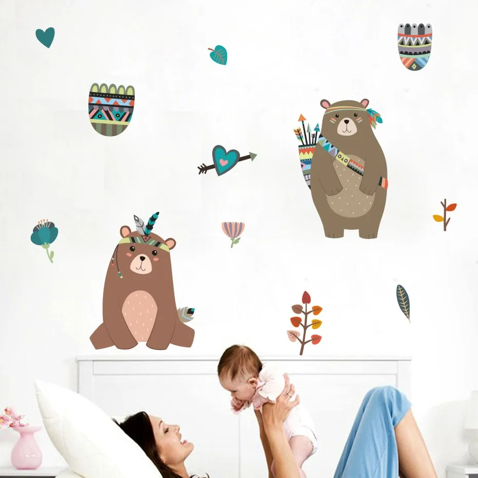 Lovely Bear Color Wall Stickers Cartoon Animals Decals For Boys Girls Children Bedroom Home Decor DIY Mural Art Posters
Lovely Bear Color Wall Stickers Cartoon Animals Decals For Boys Girls Children Bedroom Home Decor DIY Mural Art Posters