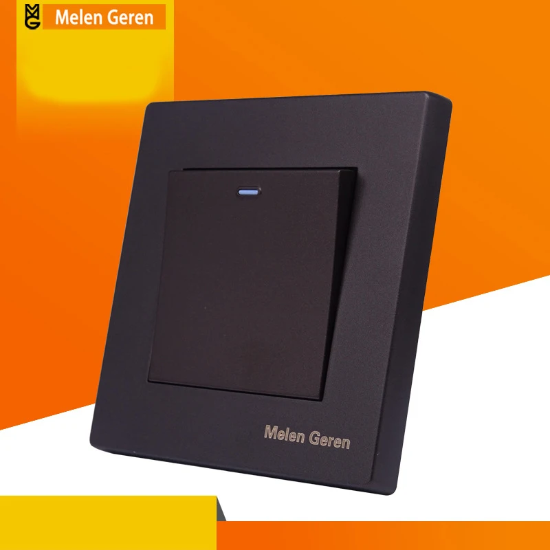 1 Gang 2 Way Light Switch Simple Style Panel Wall Switch With Indicator Wallpad Rocker Wall Switches 16A AC 220V High Quality
1 Gang 2 Way Light Switch Simple Style Panel Wall Switch With Indicator Wallpad Rocker Wall Switches 16A AC 220V High Quality