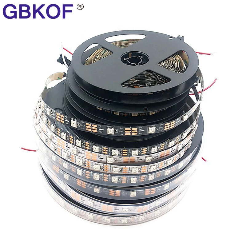 1M 5M WS2812B WS2812 Led Strip,30/60/144 Pixels/Leds/m Individually Addressable Smart WS2812 IC RGB Led Strip DC5V led stripes
1M 5M WS2812B WS2812 Led Strip,30/60/144 Pixels/Leds/m Individually Addressable Smart WS2812 IC RGB Led Strip DC5V led stripes