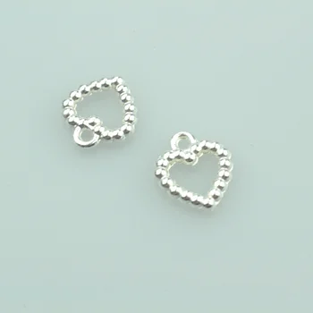 Wholesale 150 pcs Fashion bright silver color tone heart charms metal pendants for diy jewelry findings 14*12 mm B4065
Wholesale 150 pcs Fashion bright silver color tone heart charms metal pendants for diy jewelry findings 14*12 mm B4065