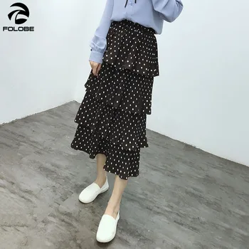 2020 spring summer high waist layers polka dot print cake skirt women casual beach long skirts
2020 spring summer high waist layers polka dot print cake skirt women casual beach long skirts