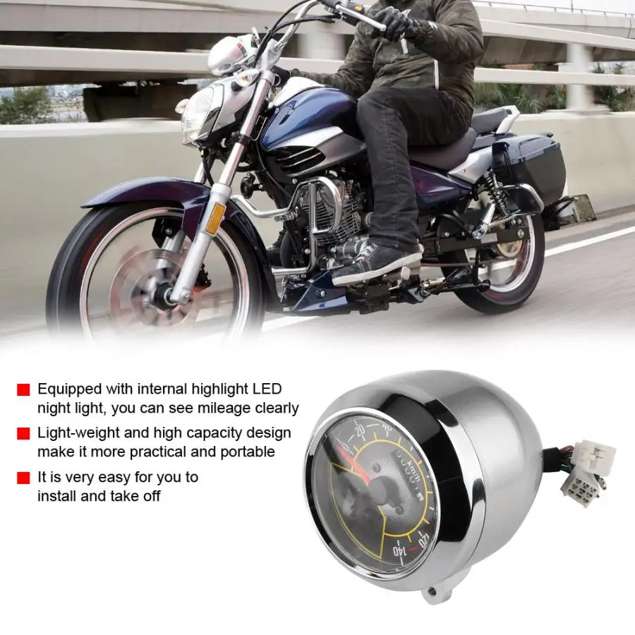 Motorcycle speedometer Motorcycle Round Speedometer Odometer LED Indicator Dashboard Motorcycle Parts motorcycle accessories
Motorcycle speedometer Motorcycle Round Speedometer Odometer LED Indicator Dashboard Motorcycle Parts motorcycle accessories