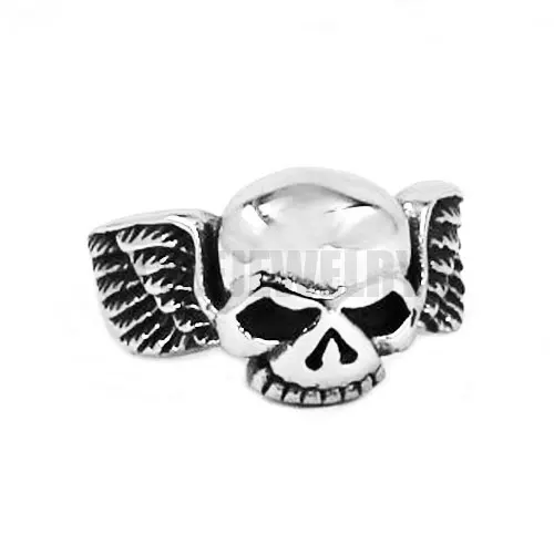 Wholesale Gothic Skull Wings Biker Ring Stainless Steel Jewelry Fashion Wings Skull Motor Biker Women Men Ring SWR0515
Wholesale Gothic Skull Wings Biker Ring Stainless Steel Jewelry Fashion Wings Skull Motor Biker Women Men Ring SWR0515