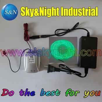 Green(18M)-Hight brightness 4.0MM( Semi-circle) El Wire/Flexible Neon Light with Sound Inverter/Controller+220v adapter
Green(18M)-Hight brightness 4.0MM( Semi-circle) El Wire/Flexible Neon Light with Sound Inverter/Controller+220v adapter