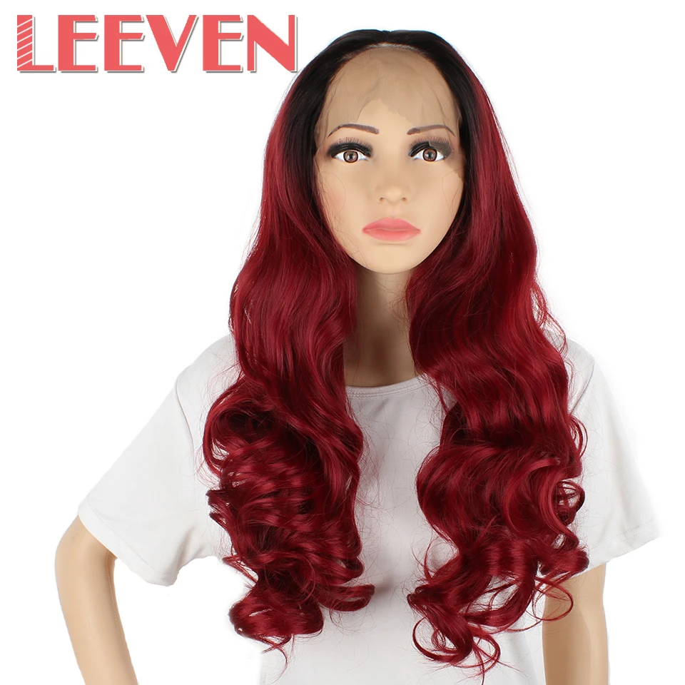 Leeven Synthetic Lace Front Wigs Water Wave For Women African American Black Ombre Burgundy Pink Cosplay Wigs Adjustable
Leeven Synthetic Lace Front Wigs Water Wave For Women African American Black Ombre Burgundy Pink Cosplay Wigs Adjustable