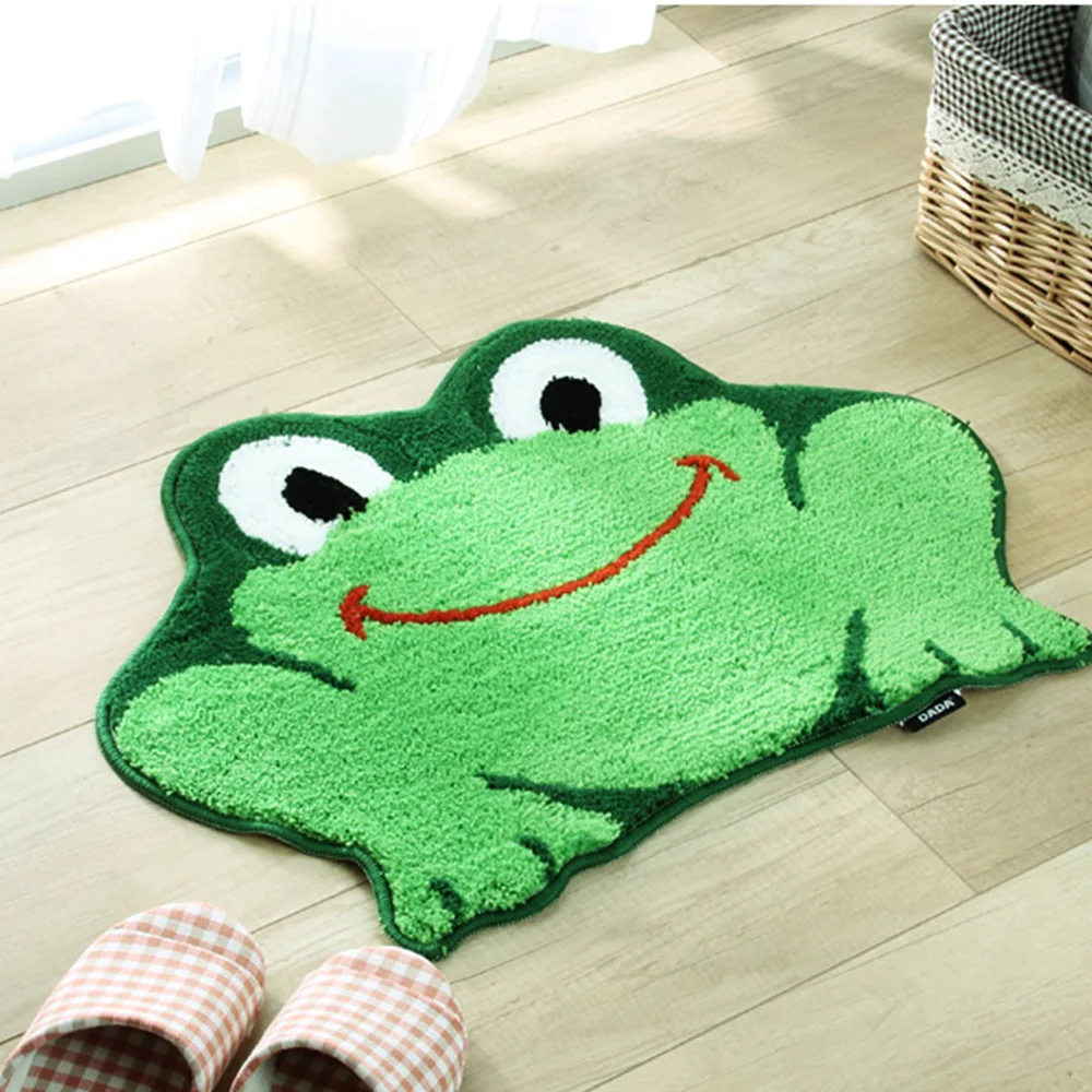 Creative 3D Frog Carpet Non-skid Porch Bath Absorb Water Doormat Funny Green Frog Shape Rug Floor Mat Runner
Creative 3D Frog Carpet Non-skid Porch Bath Absorb Water Doormat Funny Green Frog Shape Rug Floor Mat Runner