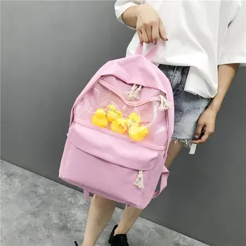 2020newTransparent small yellow duck backpack Korean version Harajuku girl high school student bag female tide backpack 4 durk
2020newTransparent small yellow duck backpack Korean version Harajuku girl high school student bag female tide backpack 4 durk