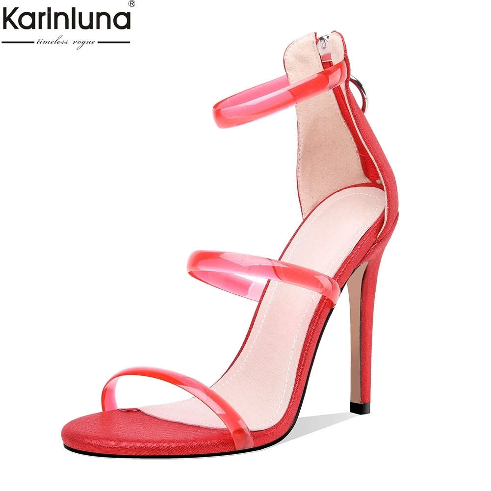 Karinluna Large Size 46 Elegant High Heels Women Shoes Summer Party Gladiator Sandals Shoes Woman
Karinluna Large Size 46 Elegant High Heels Women Shoes Summer Party Gladiator Sandals Shoes Woman