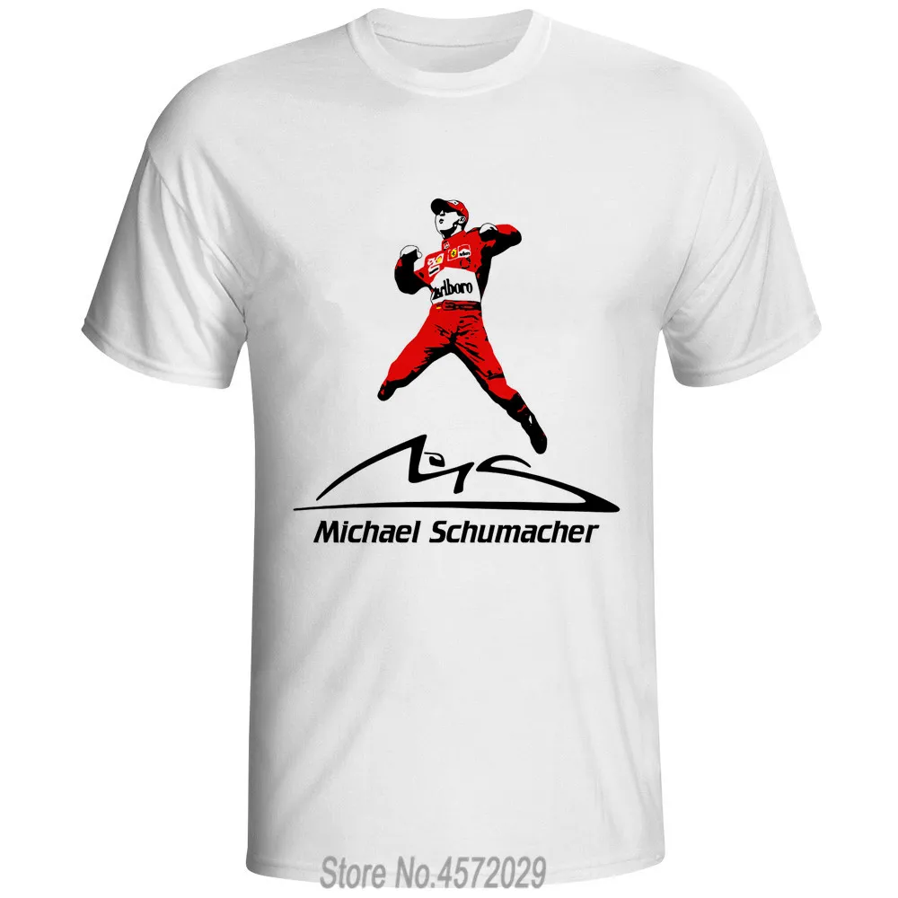 Schumacher jump T Shirt Men formula driver T-Shirt Mens F1 t shirt Cotton O Neck Camisetas Tops free shipping euro size
Schumacher jump T Shirt Men formula driver T-Shirt Mens F1 t shirt Cotton O Neck Camisetas Tops free shipping euro size