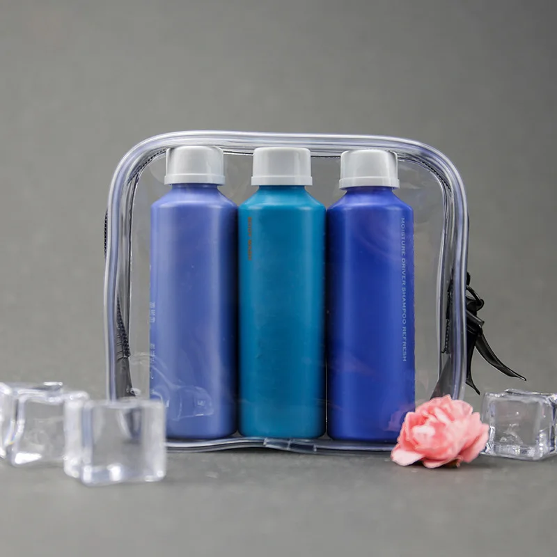 Portable Small Travel Containers 3pcs Refillable Bottle with Waterproof PVC Transparent Bag Women Travel Zipper Empty Bottles
Portable Small Travel Containers 3pcs Refillable Bottle with Waterproof PVC Transparent Bag Women Travel Zipper Empty Bottles