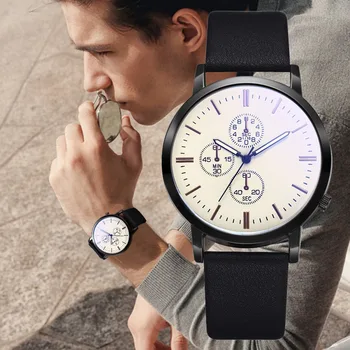 Men Watches Retro Design PU Watch Men Analog Alloy Quartz Wrist Watch Top Dropshipping relojes para hombre orologio uomo
Men Watches Retro Design PU Watch Men Analog Alloy Quartz Wrist Watch Top Dropshipping relojes para hombre orologio uomo