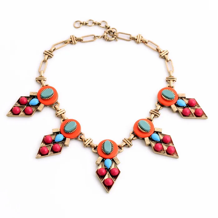 Women's fashion necklace Brand jewelry Luxury gorgeous vintage rhombus pendant necklace for women girls N1354
Women's fashion necklace Brand jewelry Luxury gorgeous vintage rhombus pendant necklace for women girls N1354