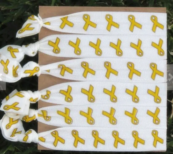 DHl free shipping Childhood Cancer Awareness Ribbon Elastic Hair Tie Bracelet Yelloween Awareness Charm Hairtie
DHl free shipping Childhood Cancer Awareness Ribbon Elastic Hair Tie Bracelet Yelloween Awareness Charm Hairtie