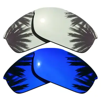 Silver Mirrored & Purple Mirrored Polarized Replacement Lenses for Flak Jacket Frame 100% UVA & UVB
Silver Mirrored & Purple Mirrored Polarized Replacement Lenses for Flak Jacket Frame 100% UVA & UVB