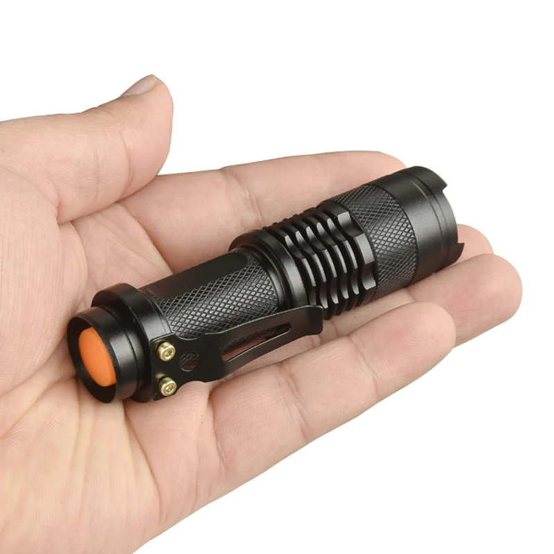 

Litwod Z90SK68C LED MINI Flashlight XP-G Q5 COB Zoom Waterproof Aluminum 4 Modes Torch use 14500 or AA Battery For Camping