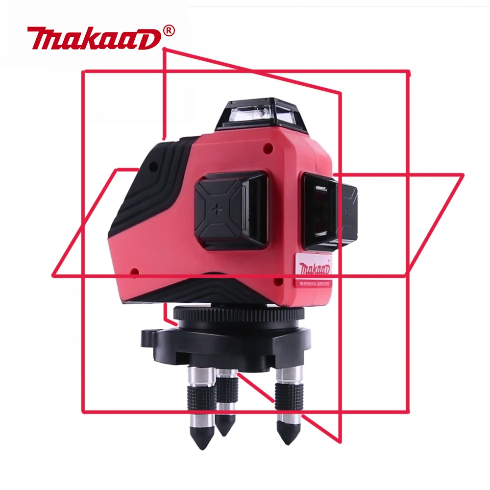 12 Lines 3D Laser Level 360 Self-Leveling Horizontal Vertical Cross laser nivel Laser Beam Line level laser 12 lines Makaad
12 Lines 3D Laser Level 360 Self-Leveling Horizontal Vertical Cross laser nivel Laser Beam Line level laser 12 lines Makaad