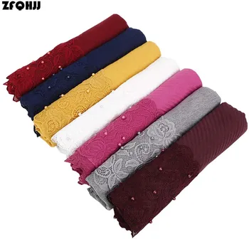 ZFQHJJ 10pcs/lot Women Floral Lace Ruffles Pearl Beads Cotton Scarf Party Wedding Muslim Hijab Turkey Scarves Shawl Head Scarfs
ZFQHJJ 10pcs/lot Women Floral Lace Ruffles Pearl Beads Cotton Scarf Party Wedding Muslim Hijab Turkey Scarves Shawl Head Scarfs