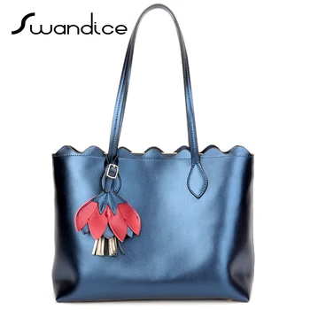 Genuine Leather A4 Big Capacity Flower Charm Tassel Wave Edge Simple Soft Handbags Tote Shoulder Bags Women Female 2020 Large
Genuine Leather A4 Big Capacity Flower Charm Tassel Wave Edge Simple Soft Handbags Tote Shoulder Bags Women Female 2020 Large