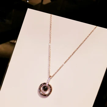 Xinwei wholesale 100 languages I love you Projection Pendant Necklace Romantic Love Memory Wedding Necklace
Xinwei wholesale 100 languages I love you Projection Pendant Necklace Romantic Love Memory Wedding Necklace