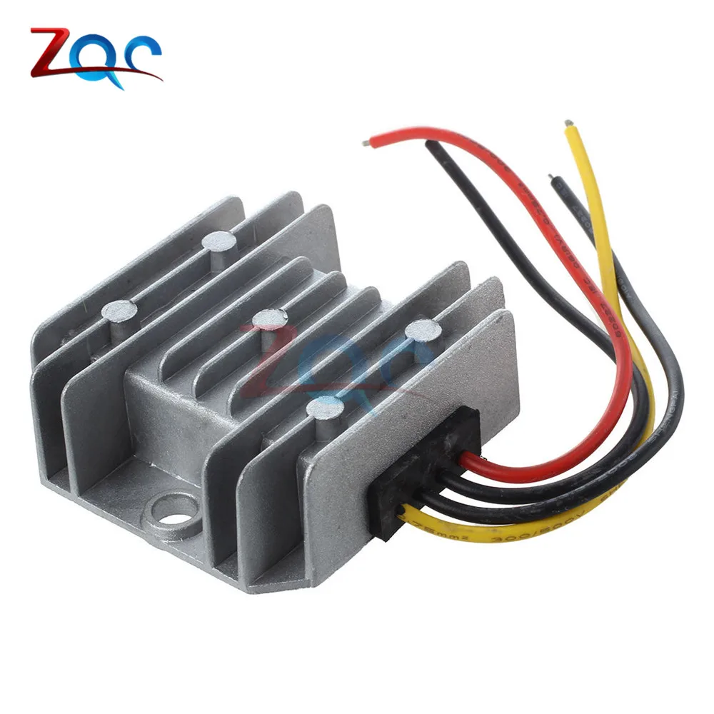 24V to 12V 5A 60W DC DC Converter Step Down Buck 1A 2A 3A 6A Voltage Regulator Newest Type Waterproof Adapter for Cars Trucks