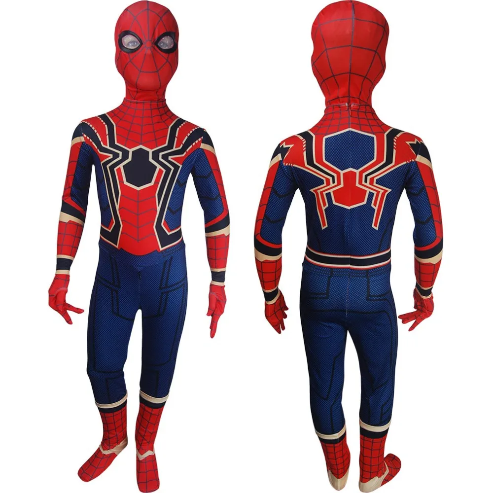 Kids Avengers: Infinity War Iron Spider suit scarlet spider superhero jumpsuit Halloween costume X'mas birthday Valentine's day
Kids Avengers: Infinity War Iron Spider suit scarlet spider superhero jumpsuit Halloween costume X'mas birthday Valentine's day