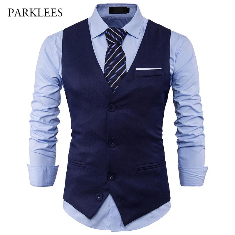 Leisure Mens Suit Vest Formal Occasions Waistcoat Basic Three Buttons Vests For Men Slim Fit Black Sleeveless Formal Gilet Homme
Leisure Mens Suit Vest Formal Occasions Waistcoat Basic Three Buttons Vests For Men Slim Fit Black Sleeveless Formal Gilet Homme