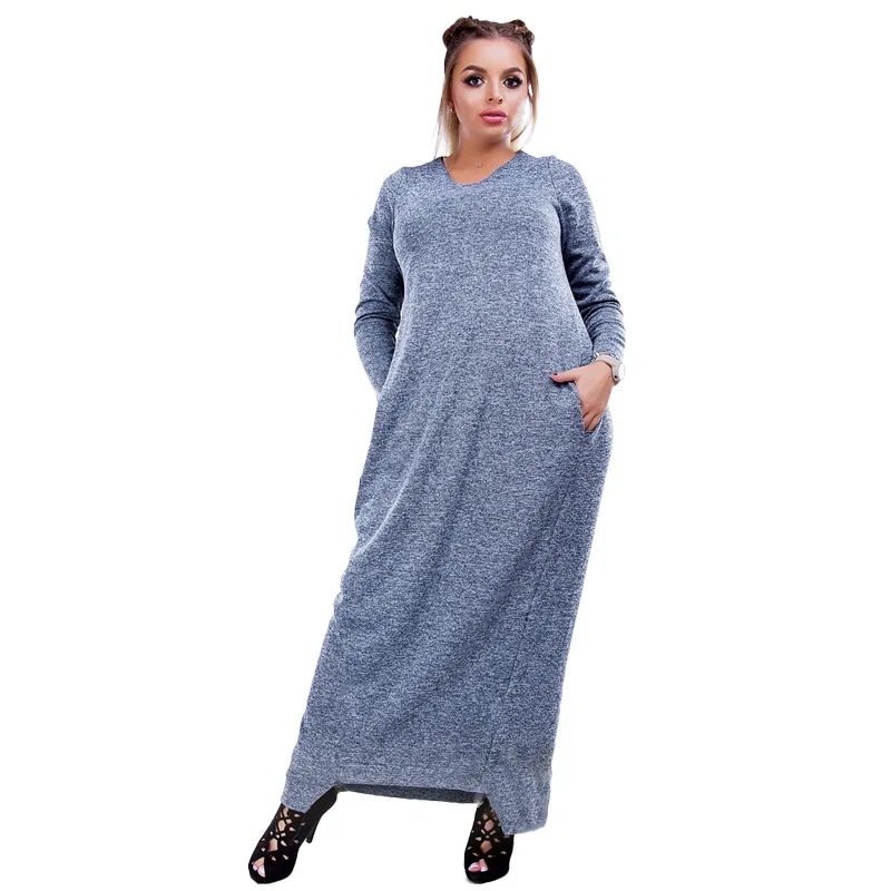 Big size 6XL 2019 Spring Winter Fat MM Woman Dress Loose long sleeve solid long dresses plus size women clothing 6xl dress
Big size 6XL 2019 Spring Winter Fat MM Woman Dress Loose long sleeve solid long dresses plus size women clothing 6xl dress