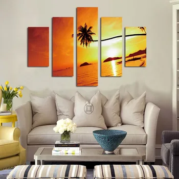 FIVE PC NO FRAME Sunset by the sea Oil Painting Printed Painting Oil Painting On Canvas Oil Painting for Home Decor Wall Decor
FIVE PC NO FRAME Sunset by the sea Oil Painting Printed Painting Oil Painting On Canvas Oil Painting for Home Decor Wall Decor