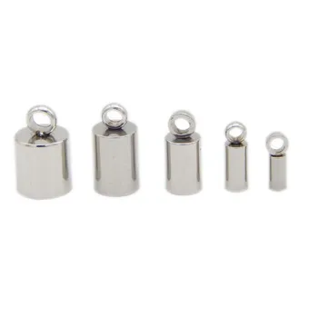 10pcs Stainless Steel End Caps Silver Tone Barrel Tube Tassel End Beads Fit 1.5 2 2.5 3 4 5 6 8mm Round Leather Jewelry Making
10pcs Stainless Steel End Caps Silver Tone Barrel Tube Tassel End Beads Fit 1.5 2 2.5 3 4 5 6 8mm Round Leather Jewelry Making