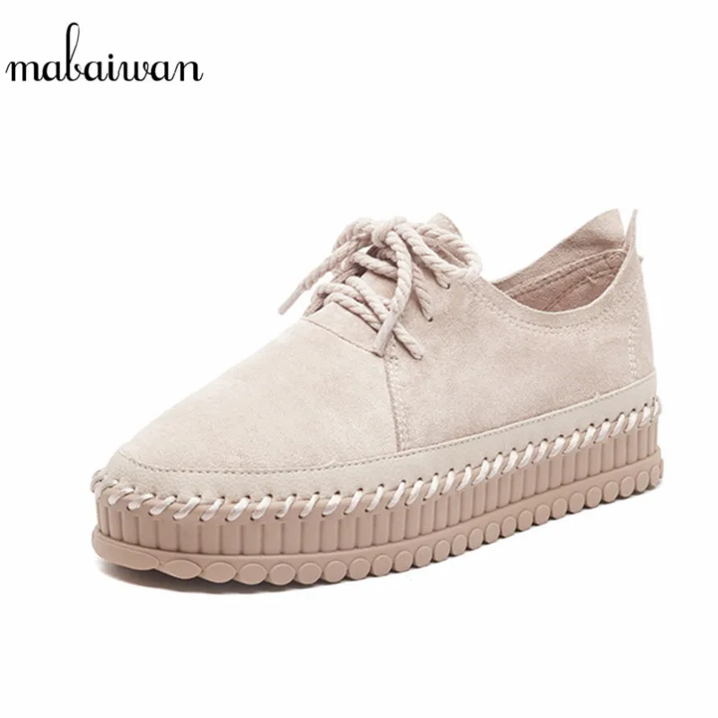 Mabaiwan 2019 New Women Flats Platform Shoes Lace Up Loafers Creepers Espadrilles Sewing Female Round Toe Casual Women Sneakers
Mabaiwan 2019 New Women Flats Platform Shoes Lace Up Loafers Creepers Espadrilles Sewing Female Round Toe Casual Women Sneakers
