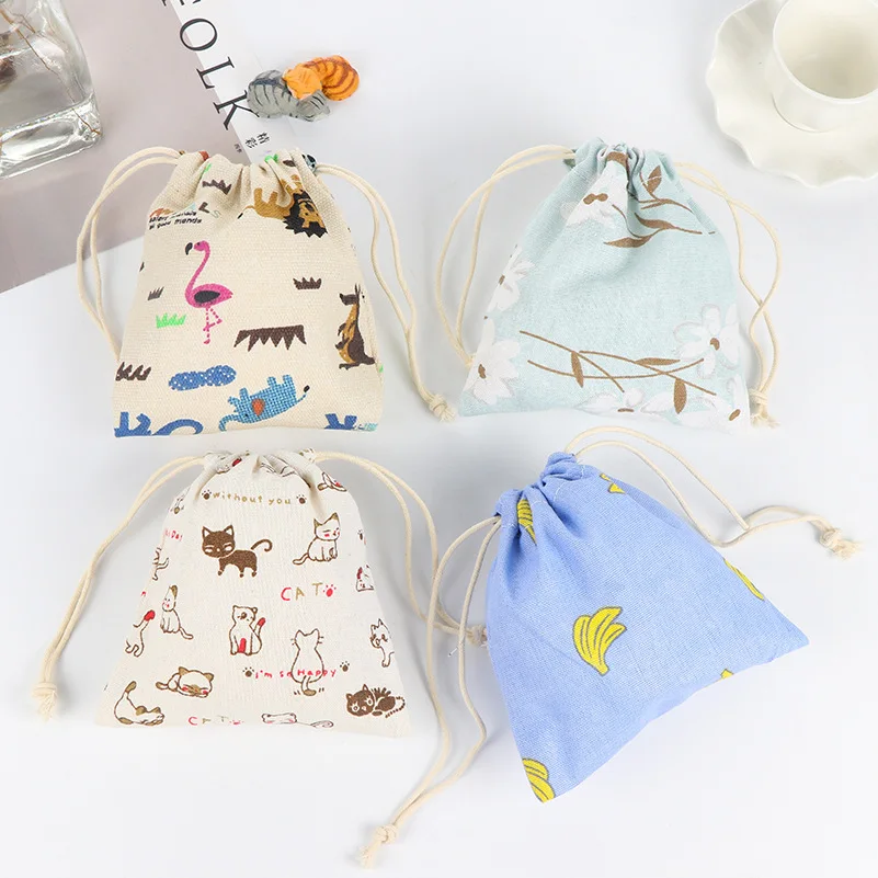 Fashion Portable Drawstring Bags Girls Creative Bags Women Canvas Travel Pouch Storage Clothes Handbag High Quality Makeup Bag
Fashion Portable Drawstring Bags Girls Creative Bags Women Canvas Travel Pouch Storage Clothes Handbag High Quality Makeup Bag