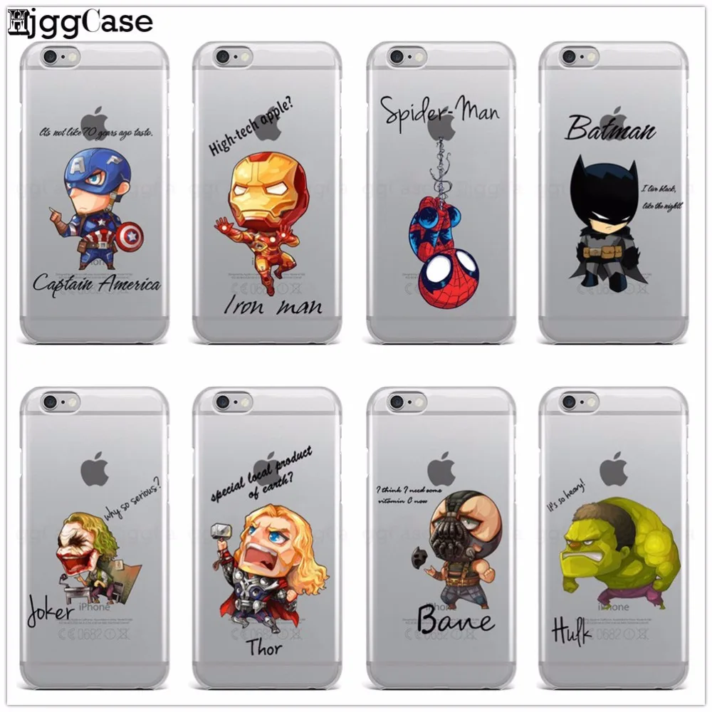 Spiderman Iron Man Captain America Avengers Phone Case for IPhone 6 6S 7 8 Plus X 5 5S SE Super Hero Silicon Soft Cases
Spiderman Iron Man Captain America Avengers Phone Case for IPhone 6 6S 7 8 Plus X 5 5S SE Super Hero Silicon Soft Cases