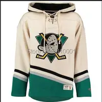 Hockey Hoodies Jersey Anaheim Mighty Ducks Charlie Conway Kariya Jersey Pullover Hoodie Stitched ,Customize Any Name&Number image
