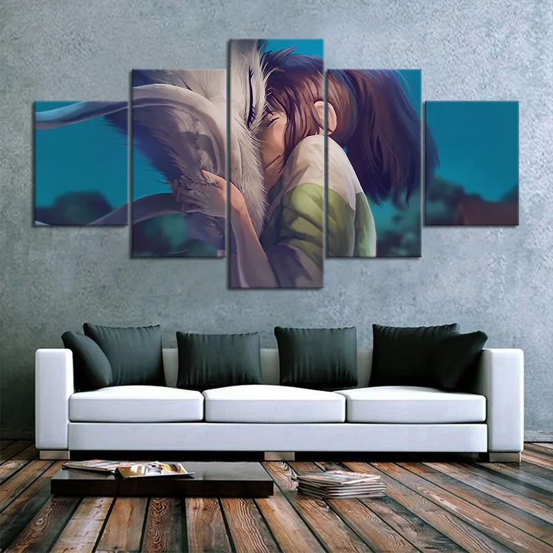 5 Piece Anime Figure Spirited Away Anime Poster Dragon Artwork Painting Home Decor Wall Sticker Ogino Chihiro Cartoon Painting
5 Piece Anime Figure Spirited Away Anime Poster Dragon Artwork Painting Home Decor Wall Sticker Ogino Chihiro Cartoon Painting