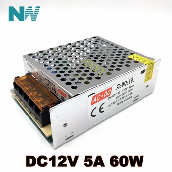 LED Driver Switching power supply AC110V 220V to DC12V 5A 60W Power Adapter for LED Strip ligh
LED Driver Switching power supply AC110V 220V to DC12V 5A 60W Power Adapter for LED Strip ligh
