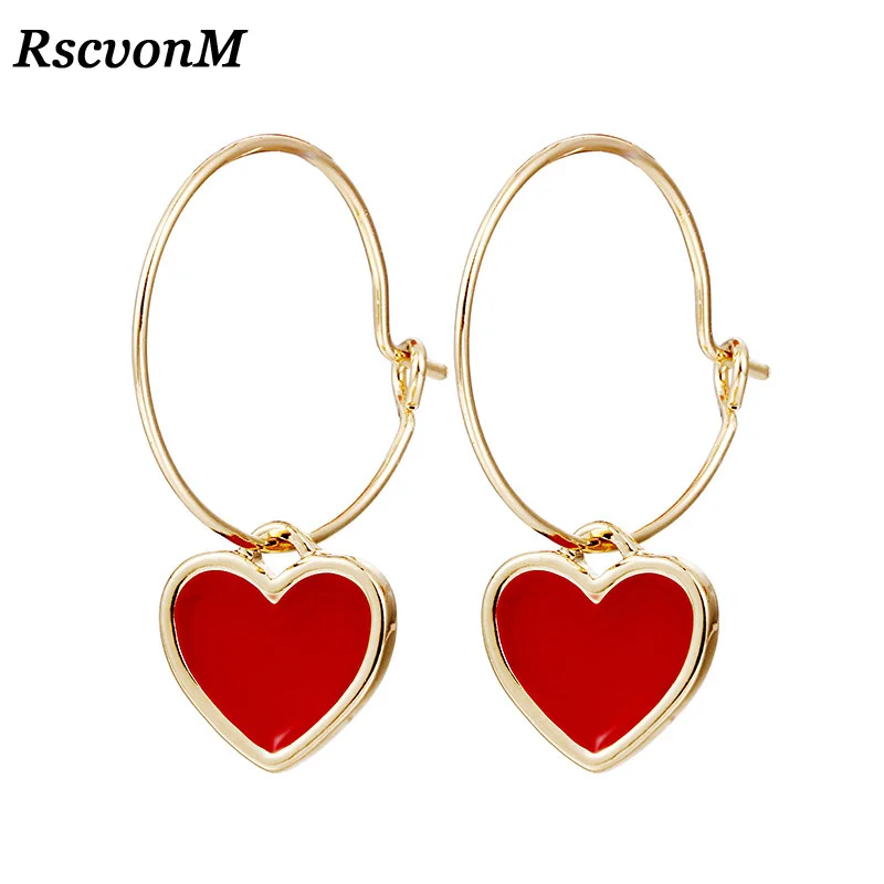 RscvonM 2018 Sweety Korean Circle Sweety Lovely Style Drop Earrings Simulated Leather Red Colour Heart Pendientes Mujer Moda
RscvonM 2018 Sweety Korean Circle Sweety Lovely Style Drop Earrings Simulated Leather Red Colour Heart Pendientes Mujer Moda