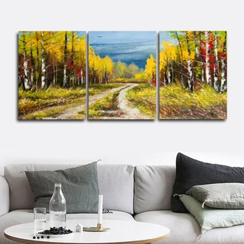 Canvas Painting 3 Panel Oil Paintings Nordic Forest Road Landscape Wall Artwork Posters and Prints For Living Room Home Decor
Canvas Painting 3 Panel Oil Paintings Nordic Forest Road Landscape Wall Artwork Posters and Prints For Living Room Home Decor