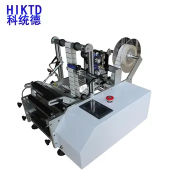 CE ISO 100% Good Feedback Round Bottle Labeling Machine with Printer code hot stampping code printing Labeling Machine