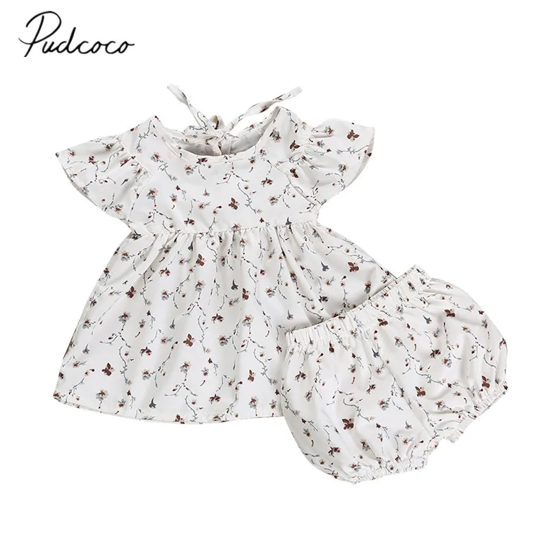 2019 Baby Summer Clothing Fashion Newborn Toddler Baby Girl Set Floral T Shirt Tops Dress PP Shorts 2PCS Outfit Clothes Sunsuit
2019 Baby Summer Clothing Fashion Newborn Toddler Baby Girl Set Floral T Shirt Tops Dress PP Shorts 2PCS Outfit Clothes Sunsuit