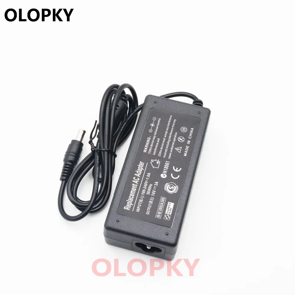 14V 3A AC to DC Power Charger Adapter Powerr Supply Charging Adaptor Converter 6.0*4.4mm for Samsung LCD Monitor
14V 3A AC to DC Power Charger Adapter Powerr Supply Charging Adaptor Converter 6.0*4.4mm for Samsung LCD Monitor