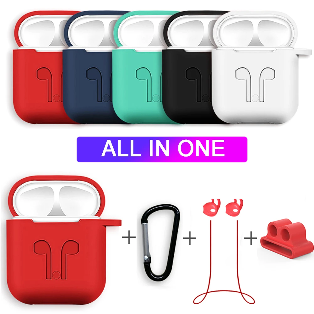 1PC 5 in 1 Non-slip Sleeve Wrap Silicone Case Cover Earphones Pouch Protective Skin Anti-lost Wire for AirPods Smartphone
1PC 5 in 1 Non-slip Sleeve Wrap Silicone Case Cover Earphones Pouch Protective Skin Anti-lost Wire for AirPods Smartphone
