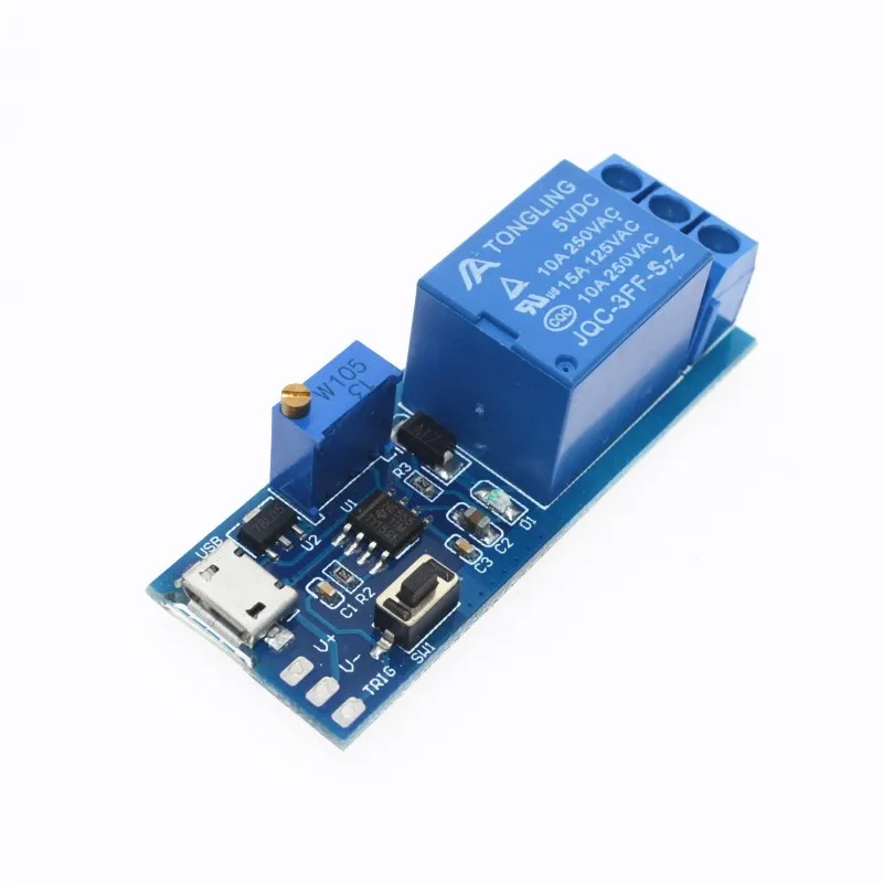 5V-30V Delay Relay Timer Module Trigger Delay Switch Micro USB Power Adjustable Relay Module Free Shipping
5V-30V Delay Relay Timer Module Trigger Delay Switch Micro USB Power Adjustable Relay Module Free Shipping