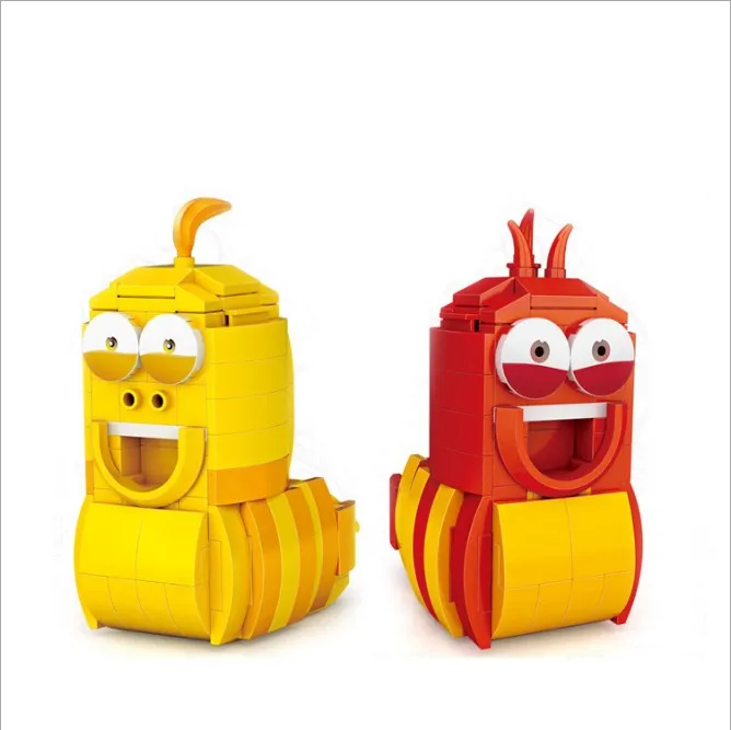 LOZ Cute Cartoon Funny Larva Yellow and Red Worm Image 3D Mini Building Block Action Figure Plastic Diy Kids Toys Gift 1309-1310
LOZ Cute Cartoon Funny Larva Yellow and Red Worm Image 3D Mini Building Block Action Figure Plastic Diy Kids Toys Gift 1309-1310