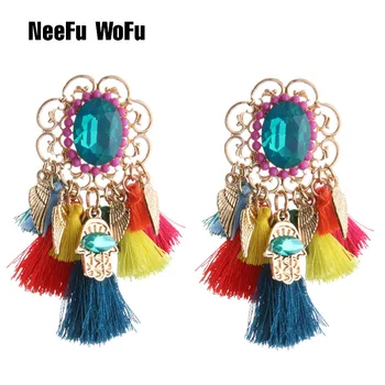 NeeFu WoFu Drop Eye Earrings Resin Big Earring Tassel Earring Large Bergamot Long Brinco Ear Oorbellen Christmas Gift
NeeFu WoFu Drop Eye Earrings Resin Big Earring Tassel Earring Large Bergamot Long Brinco Ear Oorbellen Christmas Gift