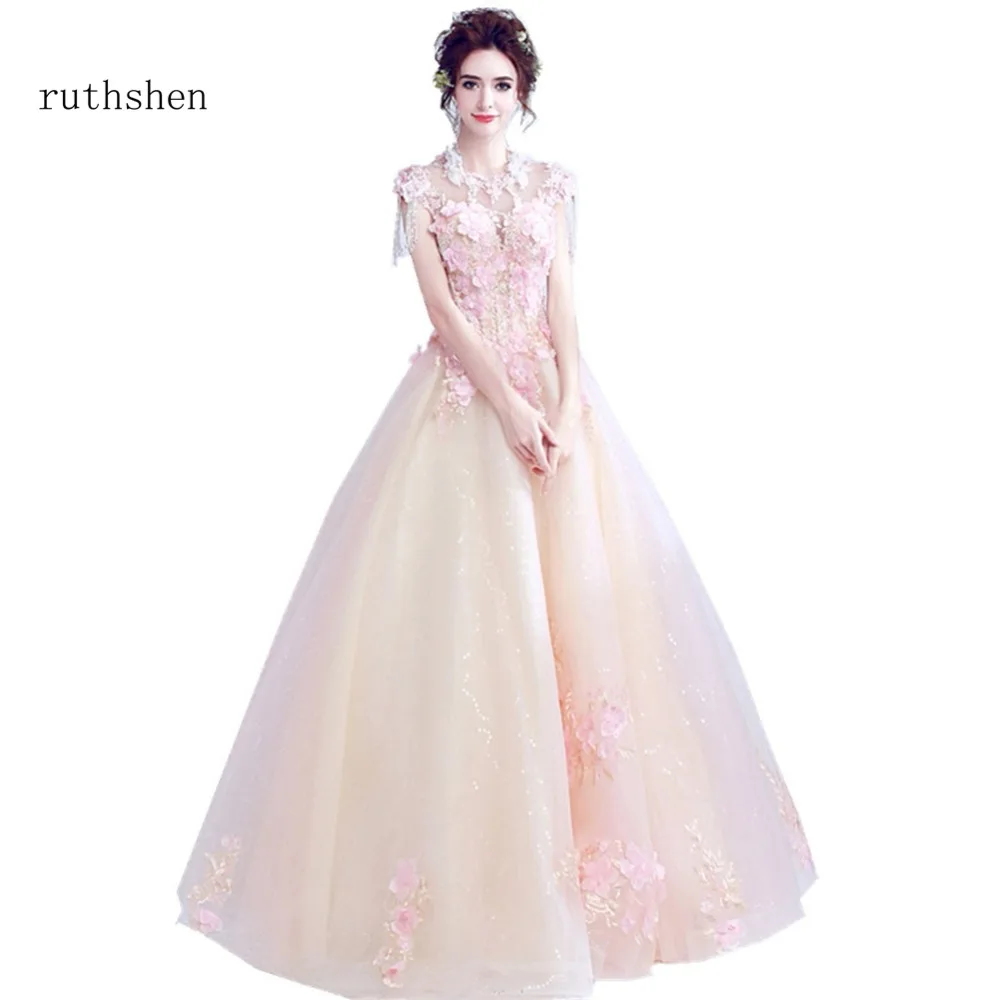 ruthshen Real Photos Prom Dresses With High Neck Tulle Long Party Evening Dress For Special Occasions Beaded Flowers Prom Gowns
ruthshen Real Photos Prom Dresses With High Neck Tulle Long Party Evening Dress For Special Occasions Beaded Flowers Prom Gowns